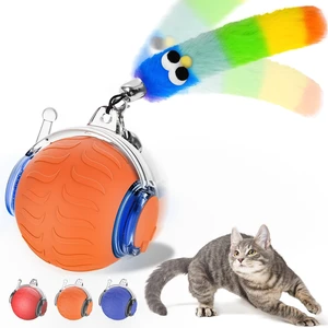 Interactive Cat Toy, Smart Moving Cat Ball Toys for Indoor Cats | Touch Wake-Up, Automatic Sleep Mode, Energy Saving, Irregular Rolling, Rechargeable, Suitable for Bored Adult Cats & Kitten Interactive Cat Toy, Smart Moving Cat Ball Toys for Indoor Cats | Touch Wake-Up, Automatic Sleep Mode, Energy Saving, Irregular Rolling, Rechargeable, Suitable for Bored Adult Cats & Kitten