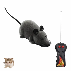 Remote Control Mouse Cat Toy, Realistic RC Interactive Pet Toy with Wireless Controller, Forward and Backward Movement, Gray Plush Electronic Mouse for Cats and Dogs, Funny Pet Teaser for Indoor Cats Remote Control Mouse Cat Toy, Realistic RC Interactive Pet Toy with Wireless Controller, Forward and Backward Movement, Gray Plush Electronic Mouse for Cats and Dogs, Funny Pet Teaser for Indoor Cats