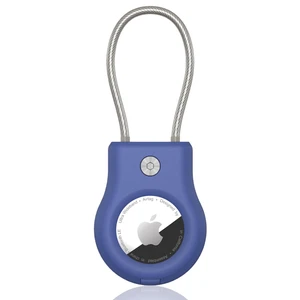 Airtag Keychain Holder, Air Tag Lock Case Holders with Wire Cable, Sturdy Protection Airtag Key Chain, Compatible Apple Airtag for Key Ring,Keys, Luggage Airtag Keychain Holder, Air Tag Lock Case Holders with Wire Cable, Sturdy Protection Airtag Key Chain, Compatible Apple Airtag for Key Ring,Keys, Luggage