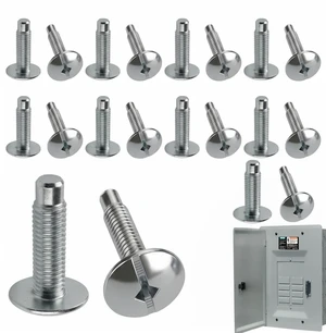 20Pcs Electrical Panel Screws for Square D Load Center Cover White | Breaker Panel Covers Screw Compatible with Siemens&QO,Homeline&Murray Panels Screw .Zinc Coated Breaker Box Cover Screws 20Pcs Electrical Panel Screws for Square D Load Center Cover White | Breaker Panel Covers Screw Compatible with Siemens&QO,Homeline&Murray Panels Screw .Zinc Coated Breaker Box Cover Screws