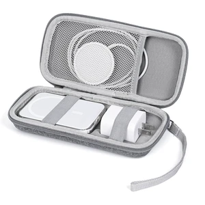 Case Compatible with Apple MagSafe Battery Pack, for MagSafe Magnetic Power Bank for iPhone 15/14/13, Extra Mesh Pocket Fits Power Adapter(Case Only,Gray) Case Compatible with Apple MagSafe Battery Pack, for MagSafe Magnetic Power Bank for iPhone 15/14/13, Extra Mesh Pocket Fits Power Adapter(Case Only,Gray)