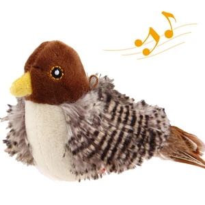 Chirping Bird Cat Toy for Indoor Cats, Interactive Hangable Bird Cat Toy with Real Bird Sound and Feather, Automatic Bird Toy for Cats Exercise & Kicker to Self PlayNo Flapping Chirping Bird Cat Toy for Indoor Cats, Interactive Hangable Bird Cat Toy with Real Bird Sound and Feather, Automatic Bird Toy for Cats Exercise & Kicker to Self PlayNo Flapping