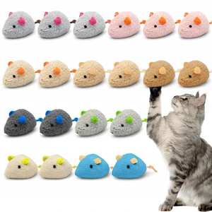 20PCS Cat Catnip Mice Toys, Mouse Toys for Cats, Interactive, Encourages Agility, Coordination, for Indoor Cats and Kittens, Cat Chew Toy for Exercise for Pet Cat Kitten Kitty 20PCS Cat Catnip Mice Toys, Mouse Toys for Cats, Interactive, Encourages Agility, Coordination, for Indoor Cats and Kittens, Cat Chew Toy for Exercise for Pet Cat Kitten Kitty