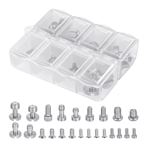 26PCS Camera Screw Set for Photography Equipment, UA002 | 1/4" 3/8" M2 M2.5 M3 and M4 Screws, Compatible with SmallRig NEEWER Camera Cage, Top Handle, Side Handgrip, Tripod QR Plate 26PCS Camera Screw Set for Photography Equipment, UA002 | 1/4" 3/8" M2 M2.5 M3 and M4 Screws, Compatible with SmallRig NEEWER Camera Cage, Top Handle, Side Handgrip, Tripod QR Plate
