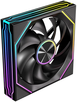 Infinity Matrix 120 ARGB, 120mm PWM Fan, Independent Dual-Cable Design, Four-Sided Infinity Mirror Lighting, PWM 1800 RPM, 5V 3-Pin ARGB Infinity Matrix 120 ARGB, 120mm PWM Fan, Independent Dual-Cable Design, Four-Sided Infinity Mirror Lighting, PWM 1800 RPM, 5V 3-Pin ARGB