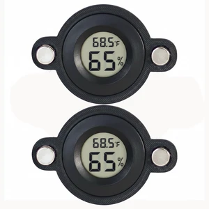 2 Pcs Magnetic Reptile Thermometer and Humidity Gauge Temperature and Humidity Monitor for Jumping Spider and Reptile Tank Mini Digital Hygrometer(Round) 2 Pcs Magnetic Reptile Thermometer and Humidity Gauge Temperature and Humidity Monitor for Jumping Spider and Reptile Tank Mini Digital Hygrometer(Round)