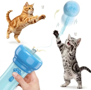 Interactive Cat Toy for Indoor with Launcher Ball One-Click Recycling | Interactive Hunting Cat Toy for Indoor Bored Kittens & Adult Cats, Reduces Boredom, Stimulates Natural Hunting Instincts Interactive Cat Toy for Indoor with Launcher Ball One-Click Recycling | Interactive Hunting Cat Toy for Indoor Bored Kittens & Adult Cats, Reduces Boredom, Stimulates Natural Hunting Instincts