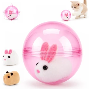 Automatic Rolling Hamster Ball, Electric Interactive Pet Play Ball, 360° Random Moving Toy for Cat, Dog, Bunny, Kids, Indoor Home Playroom, Travel Use (Pink) Automatic Rolling Hamster Ball, Electric Interactive Pet Play Ball, 360° Random Moving Toy for Cat, Dog, Bunny, Kids, Indoor Home Playroom, Travel Use (Pink)