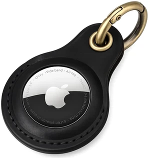 Genuine Leather AirTag Keychain Holder Compatible with Apple AirTags Keyring, Anti Lost Secure Key Ring Case for Pet Collar Luggage Suitcase Tracking Travel, Protective Air Tag Key Chain Cover, Black Genuine Leather AirTag Keychain Holder Compatible with Apple AirTags Keyring, Anti Lost Secure Key Ring Case for Pet Collar Luggage Suitcase Tracking Travel, Protective Air Tag Key Chain Cover, Black
