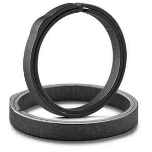 Titanium Key Chain Rings, Heavy Duty Keychain Rings (Black,K27x2) | Split Keyring for Car Keys, Dog Tags,Carabiner Titanium Key Chain Rings, Heavy Duty Keychain Rings (Black,K27x2) | Split Keyring for Car Keys, Dog Tags,Carabiner