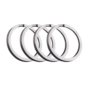 OCTO Titanium Keyrings - Heavy Duty Split Rings for Keychains, Car Keys & EDC | 4 Pack Durable G5 Titanium Key Rings | Corrosion-Resistant, Beveled Edges for Easy Use | 1-Inch Key Rings OCTO Titanium Keyrings - Heavy Duty Split Rings for Keychains, Car Keys & EDC | 4 Pack Durable G5 Titanium Key Rings | Corrosion-Resistant, Beveled Edges for Easy Use | 1-Inch Key Rings