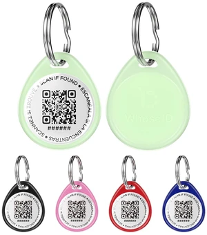 QR Code Dog Tag and Cat Tag, Scan to Reunite Faster, Waterproof and Durable, Lightweight and Quiet, Updatable Contact Info, Glow-in-the-Dark Green QR Code Dog Tag and Cat Tag, Scan to Reunite Faster, Waterproof and Durable, Lightweight and Quiet, Updatable Contact Info, Glow-in-the-Dark Green
