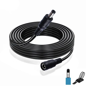 18Awg 5.5Mm X 2.1Mm Dc Extension Cord Adapter 15ft 12V Camera Power Extension Cable Dc Power Supply Adapter for Security Camera () 18Awg 5.5Mm X 2.1Mm Dc Extension Cord Adapter 15ft 12V Camera Power Extension Cable Dc Power Supply Adapter for Security Camera ()