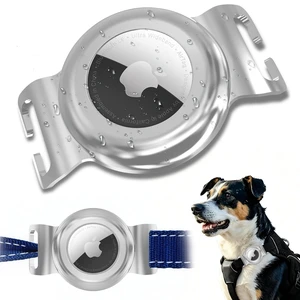 Stainless Steel Airtag Dog Collar Holder, Chew Proof Airtag Case, Medium | Waterproof, Solid shell, for Apple Airtag 1st and 2nd Gen, Slide-on no tools needed, Fits 0.47"-1.1" collar widths Stainless Steel Airtag Dog Collar Holder, Chew Proof Airtag Case, Medium | Waterproof, Solid shell, for Apple Airtag 1st and 2nd Gen, Slide-on no tools needed, Fits 0.47"-1.1" collar widths
