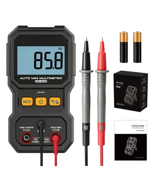 DM202 Mini Multimeter, 4000 Counts True RMS Auto-Ranging, NCV, Voltage/Current/Resistance/Continuity, Data Hold Backlight, Portable Pocket Meter for Auto Home Electrical Test DM202 Mini Multimeter, 4000 Counts True RMS Auto-Ranging, NCV, Voltage/Current/Resistance/Continuity, Data Hold Backlight, Portable Pocket Meter for Auto Home Electrical Test