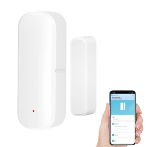 Smart WiFi Door Sensor: Wireless Window Sensor with App Notification Alert, Tuya Door Open Contact Sensor for Home Security, No Hub Required, Compatible with Alexa Google Assistant Smart WiFi Door Sensor: Wireless Window Sensor with App Notification Alert, Tuya Door Open Contact Sensor for Home Security, No Hub Required, Compatible with Alexa Google Assistant