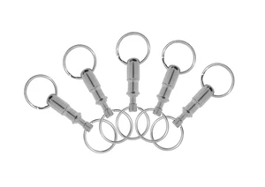 Quick Release, Pull-Apart Key Holder Separator, Pack of 5, Silver (70705) Quick Release, Pull-Apart Key Holder Separator, Pack of 5, Silver (70705)