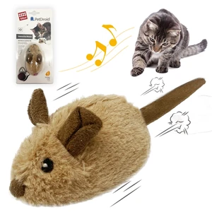 Interactive Cat Toy Mouse, Moving Automatic Cat Toys Mice Electronic with Furry Tail, Automatic Squeaky Cat Toys for Kitten Indoor/Outdoor Exercise (Brown-Ear) Interactive Cat Toy Mouse, Moving Automatic Cat Toys Mice Electronic with Furry Tail, Automatic Squeaky Cat Toys for Kitten Indoor/Outdoor Exercise (Brown-Ear)