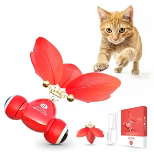 Kitifish Automatic Cat Toys for Indoor Cats, Interactive Cat Feather Toys with Feather and Bell, Smart Electric Moving Kitty Toy, kitifish Toys, Stiulate Hunting Instinct for Your Kitty Kitifish Automatic Cat Toys for Indoor Cats, Interactive Cat Feather Toys with Feather and Bell, Smart Electric Moving Kitty Toy, kitifish Toys, Stiulate Hunting Instinct for Your Kitty