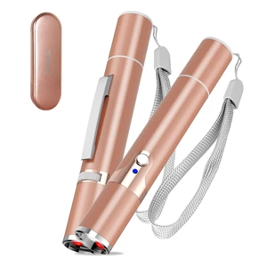 Cat Toy, with Metal Case, 2 Pieces, 7 Adjustable Pattern(Rose Gold) | Rechargeable, Cat Fun Playing Exercise Interactive Kitten Pet Dog Chase Light Cat Toy, with Metal Case, 2 Pieces, 7 Adjustable Pattern(Rose Gold) | Rechargeable, Cat Fun Playing Exercise Interactive Kitten Pet Dog Chase Light