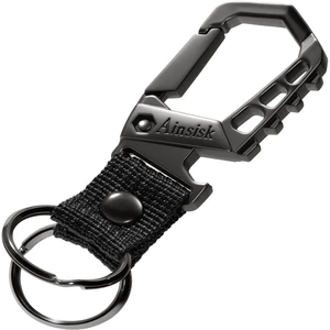 key chain bottle opener carabiner clip key rings.(black) | Heavy duty bottle opener function car keychains,versatile metal carabiner clip and 2 key rings suitable for men and women key chain bottle opener carabiner clip key rings.(black) | Heavy duty bottle opener function car keychains,versatile metal carabiner clip and 2 key rings suitable for men and women