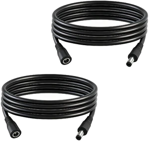 4.9FT DC 5.5 × 2.5 mm Male to Female 16AWG Power Extension Cord 2pcs | DC Connector 5525 Cable Suitable for LED light Strips, Outdoor Power Supplies, and Projectors 4.9FT DC 5.5 × 2.5 mm Male to Female 16AWG Power Extension Cord 2pcs | DC Connector 5525 Cable Suitable for LED light Strips, Outdoor Power Supplies, and Projectors