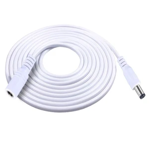33FT DC Power Extension Cable, 5.5mm x 2.1mm Extension Cord Compatible with DC 5V 12V 24V for CCTV Security Camera IP Camera Standalone DVR, LED Strip String Light Car-Male to Female 33FT DC Power Extension Cable, 5.5mm x 2.1mm Extension Cord Compatible with DC 5V 12V 24V for CCTV Security Camera IP Camera Standalone DVR, LED Strip String Light Car-Male to Female