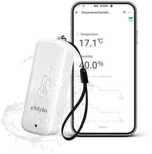 Zigbee Temperature Humidity Sensor, IP65 Thermometer Hygrometer | IP65 Smart Remote Monitoring, Hub Required, Compatible with Echo Devices with Zigbee 3.0 Hub Built-in, Home Assistant,Homey Zigbee Temperature Humidity Sensor, IP65 Thermometer Hygrometer | IP65 Smart Remote Monitoring, Hub Required, Compatible with Echo Devices with Zigbee 3.0 Hub Built-in, Home Assistant,Homey