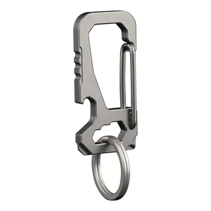FULLGUEEN Titanium Heavy Duty Keychain Carabiner,Multifunctional EDC Key Clip with Bottle Opener FULLGUEEN Titanium Heavy Duty Keychain Carabiner,Multifunctional EDC Key Clip with Bottle Opener