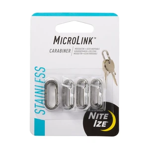MicroLink Carabiner, Stainless Steel Mini Key Rings for Keys Fobs MultiTools and More, 4 Pack MicroLink Carabiner, Stainless Steel Mini Key Rings for Keys Fobs MultiTools and More, 4 Pack