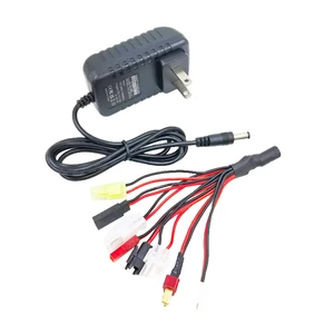 NiMH NiCd Battery Charger Universal RC Battery Charger for (2-10S) 4.8V 7.2V 8.4V 9.6V, RC Car Charger for Traxxas Battery Pack 2.4V-12V,AC-DC Plug Charger, Airsoft Battery Packs NiMH NiCd Battery Charger Universal RC Battery Charger for (2-10S) 4.8V 7.2V 8.4V 9.6V, RC Car Charger for Traxxas Battery Pack 2.4V-12V,AC-DC Plug Charger, Airsoft Battery Packs