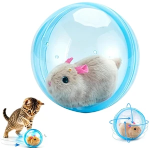 Interactive Rolling Cat Ball,2026 New Self-Rolling Interactive Cat Ball | 360° Rolling Spin Moving Cat Ball Fun Indoor Interactive Pet Ball for Cats Dogs Chasing Interactive Rolling Cat Ball,2026 New Self-Rolling Interactive Cat Ball | 360° Rolling Spin Moving Cat Ball Fun Indoor Interactive Pet Ball for Cats Dogs Chasing