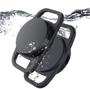 Apple AirTag Dog Collar Holder, Waterproof Pet Tracker Case, 2 Pack | Secure AirTag holder helps track dogs and cats, with waterproof protection, rotating lid and fits 5/8"-1" collars Apple AirTag Dog Collar Holder, Waterproof Pet Tracker Case, 2 Pack | Secure AirTag holder helps track dogs and cats, with waterproof protection, rotating lid and fits 5/8"-1" collars