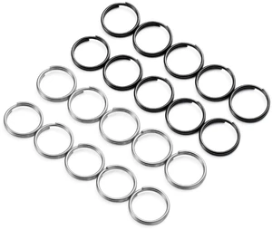 TC4 Titanium Small Split Key Rings, Jump Rings for Keys Jewelry DIY | Titanium Rustproof and Durable, Anti-deform TC4 Titanium Small Split Key Rings, Jump Rings for Keys Jewelry DIY | Titanium Rustproof and Durable, Anti-deform