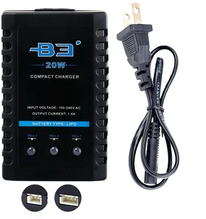 Li-po Battery Charger for 2S 3S Battery,7.4-11.1V 20W with XH3P XH4P Plug B3 Charger for RC Toy & Model, RC Battery Chargers with Smart Chip for Airsoft Gun SCX24 Battery Li-po Battery Charger for 2S 3S Battery,7.4-11.1V 20W with XH3P XH4P Plug B3 Charger for RC Toy & Model, RC Battery Chargers with Smart Chip for Airsoft Gun SCX24 Battery