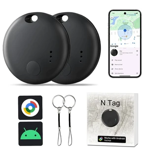 Air Tracker Tags for Android,Bluetooth Tracker Tags-2pack,Luggage Tracker Tags Works with Google's Find Hub Device App,Smart Tracking Tag for Keys,Suitcase,Backpack,Wallet Air Tracker Tags for Android,Bluetooth Tracker Tags-2pack,Luggage Tracker Tags Works with Google's Find Hub Device App,Smart Tracking Tag for Keys,Suitcase,Backpack,Wallet