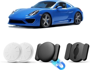 Tracker Device for Vehicles,No Monthly Fee Anti-Lost GPS Car Tracker Works with Find My(iOS Only),Mini Hidden Car Tracker with Magnetic Case (Black) Tracker Device for Vehicles,No Monthly Fee Anti-Lost GPS Car Tracker Works with Find My(iOS Only),Mini Hidden Car Tracker with Magnetic Case (Black)