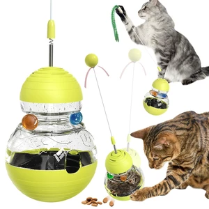 Cat Toy for Indoor Cats Enrichment Kitten Wobble Treat Dispenser Ball | Channels restless days plus 3 a.m. zoomies into rewarding hunt action, easing boredom while pacing snacks, keeping paws busy! Cat Toy for Indoor Cats Enrichment Kitten Wobble Treat Dispenser Ball | Channels restless days plus 3 a.m. zoomies into rewarding hunt action, easing boredom while pacing snacks, keeping paws busy!