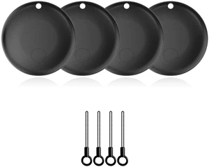 Air Tracker Tags for Android, Air Tags-4 Pack Bluetooth Tracker Works with Google Find Hub, Item Finder for Keys, Luggage, Wallet, Pets (Android Only, Black, 4 Pack) Air Tracker Tags for Android, Air Tags-4 Pack Bluetooth Tracker Works with Google Find Hub, Item Finder for Keys, Luggage, Wallet, Pets (Android Only, Black, 4 Pack)