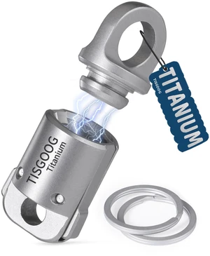 Magnetic Quick Release Keychain, Heavy Duty Key Holder, Titanium Detachable Chain Rings for Car Keys, 88LB Load Capacity Magnetic Quick Release Keychain, Heavy Duty Key Holder, Titanium Detachable Chain Rings for Car Keys, 88LB Load Capacity