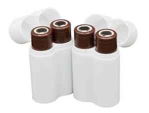 Slimline 18650 Battery Case, soft durable material - Pack of 2 (Holds 2 Batteries) Slimline 18650 Battery Case, soft durable material - Pack of 2 (Holds 2 Batteries)