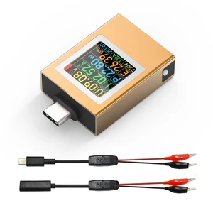 USB C Tester,Power Meter Color Screen IPS Digital Multimeter(2025)Voltage,Cur,Pwr,Resistance,Elec,Temp,Capacity,Time,Fast Charging,with USB C Clip Cable Support DC4.5-50V/0-12APD2.0/PD3.0.. USB C Tester,Power Meter Color Screen IPS Digital Multimeter(2025)Voltage,Cur,Pwr,Resistance,Elec,Temp,Capacity,Time,Fast Charging,with USB C Clip Cable Support DC4.5-50V/0-12APD2.0/PD3.0..