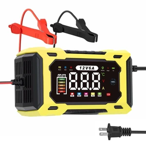 12V 6A Smart Battery Charger Maintainer, Fully Automatic Trickle Charger | MultiStage Charging & Comprehensive Safety Protection, for LeadAcid (AGM, GEL, SLA, Flooded, deepcycle) batteries 12V 6A Smart Battery Charger Maintainer, Fully Automatic Trickle Charger | MultiStage Charging & Comprehensive Safety Protection, for LeadAcid (AGM, GEL, SLA, Flooded, deepcycle) batteries
