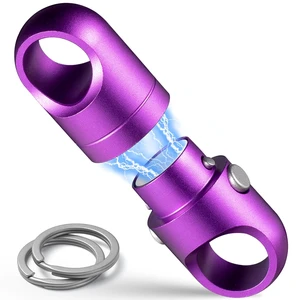 Strong Magnet Quick Release Keychain Connector (Purple 1 Pack) | Anti-fall,Double-Pin Lock Mechanism,360° Rotatable,One-handed Operation Strong Magnet Quick Release Keychain Connector (Purple 1 Pack) | Anti-fall,Double-Pin Lock Mechanism,360° Rotatable,One-handed Operation