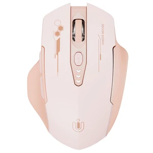 Bluetooth Mouse, Tri-Mode Wireless, Rechargeable, 3-Device Switch | Dual Bluetooth plus 2.4G connectivity, 3-device switching and a visible rechargeable battery level. Bluetooth Mouse, Tri-Mode Wireless, Rechargeable, 3-Device Switch | Dual Bluetooth plus 2.4G connectivity, 3-device switching and a visible rechargeable battery level.