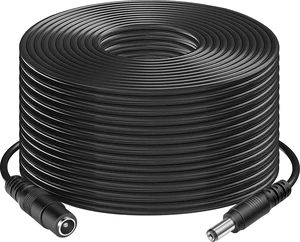 DC Power Extension Cable 100ft, 12V DC Extension Cord 2.1mm x 5.5mm Male to Female Power Cord for CCTV Security Camera, Power Supply, IP Network Camera, Dvr Standalone DC Power Extension Cable 100ft, 12V DC Extension Cord 2.1mm x 5.5mm Male to Female Power Cord for CCTV Security Camera, Power Supply, IP Network Camera, Dvr Standalone
