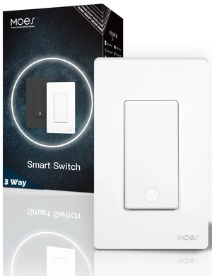 Zigbee 3 Way Light Switch 1 Gang, Need Neutral Wire & MOES Zigbee Hub | Smart Wall Switches Single Pole, Support Home Assistant & Zigbee2MQTT, Remote Control, Work with Alexa/Google Assistant Zigbee 3 Way Light Switch 1 Gang, Need Neutral Wire & MOES Zigbee Hub | Smart Wall Switches Single Pole, Support Home Assistant & Zigbee2MQTT, Remote Control, Work with Alexa/Google Assistant