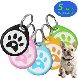 (5 Pack) QR Code Dog ID Tags for Collar Personalized for Pet Online Profile - Scan QR Receive Instant Pet Location Alert Email, Anti-Lost,No Subscription fees (5 Colours, for Dog - 1.2") (5 Pack) QR Code Dog ID Tags for Collar Personalized for Pet Online Profile - Scan QR Receive Instant Pet Location Alert Email, Anti-Lost,No Subscription fees (5 Colours, for Dog - 1.2")