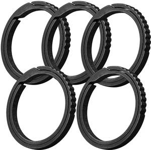 Titanium Keychain Rings, Split Side Pushing Key Rings Heavy Duty Black Key Ring For Key Chain Carabiner Dog Tag Ring (5PCS Black Large Titanium Key Rings) Titanium Keychain Rings, Split Side Pushing Key Rings Heavy Duty Black Key Ring For Key Chain Carabiner Dog Tag Ring (5PCS Black Large Titanium Key Rings)