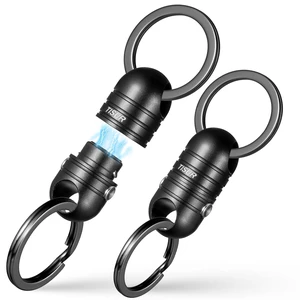Quick Release Keychain, Magnetic Key Holder Detachable Key Rings | Key ring Connector, Hold Multiple Car Keys Quick Release Keychain, Magnetic Key Holder Detachable Key Rings | Key ring Connector, Hold Multiple Car Keys